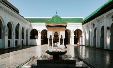 The historic Al-Qarawiyyin University, a landmark of Islamic learning in Fes visited on tours to Explore Fes and Atlas